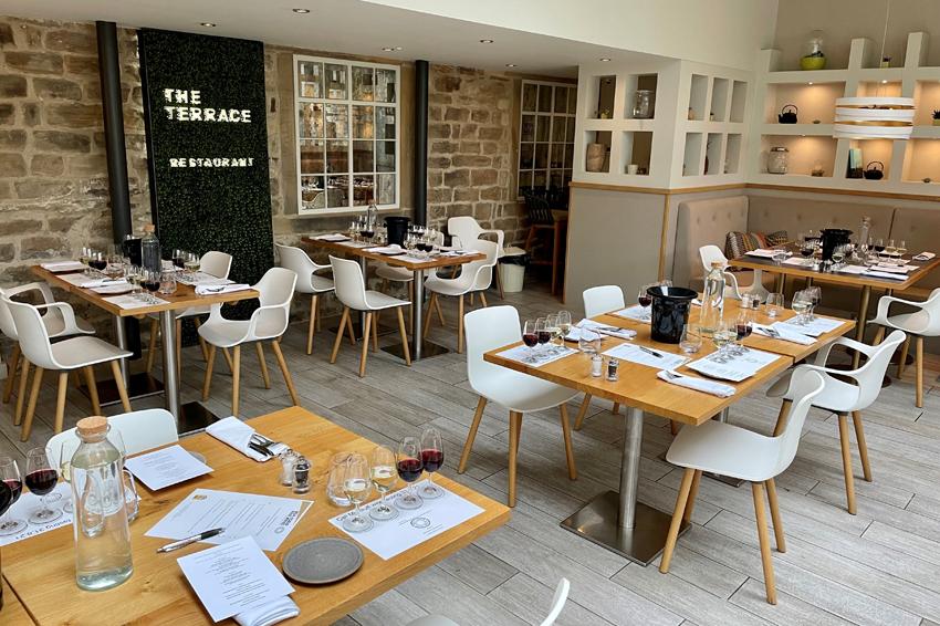 The Terrace Restaurant at Swinton Park, Masham, North Yorkshire