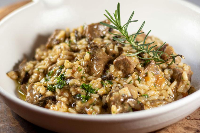 Mushroom risotto